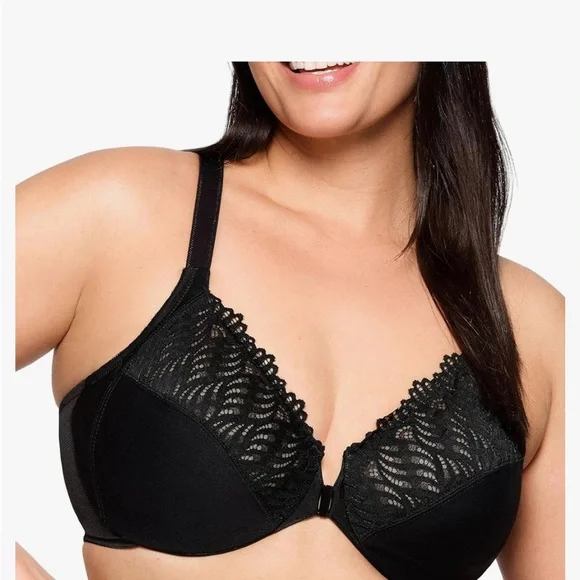 Elegant Black Lace Bra - Picture 1 of 8